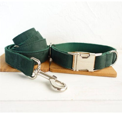 MUTTCO Pet Collar & Bow Traction Set — Adjustable, Stylish & Comfortable for Dogs & Cats
