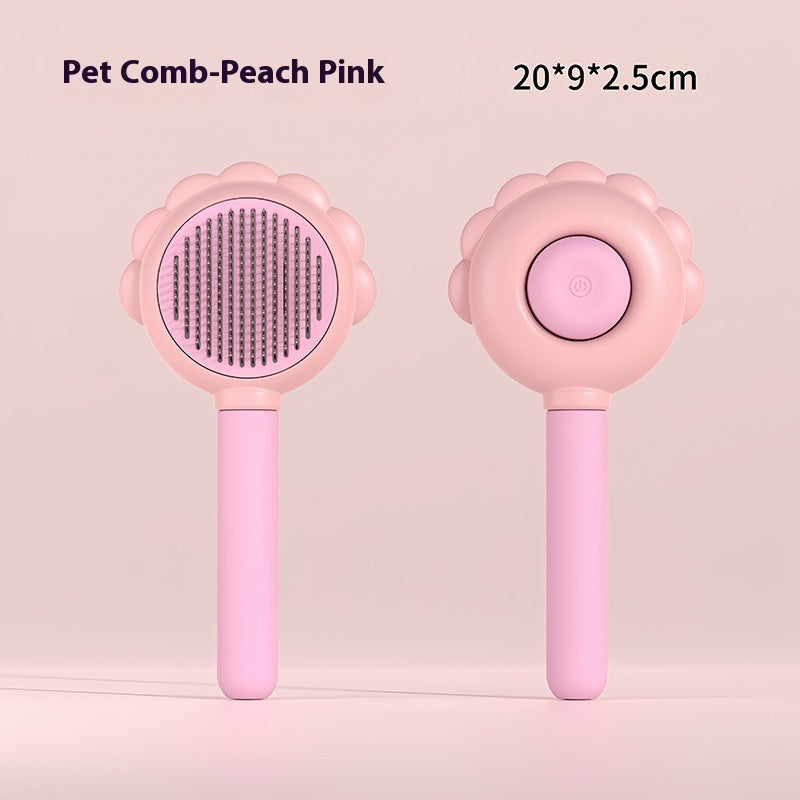 2-in-1 Self-Cleaning Pet Brush with Spray