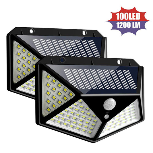 LED Solar Wall Light — Outdoor Motion Sensor Garden Light