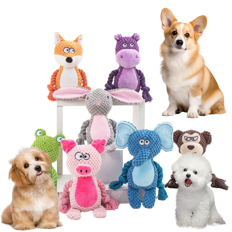 Plush Rope Tug Toy for Dogs