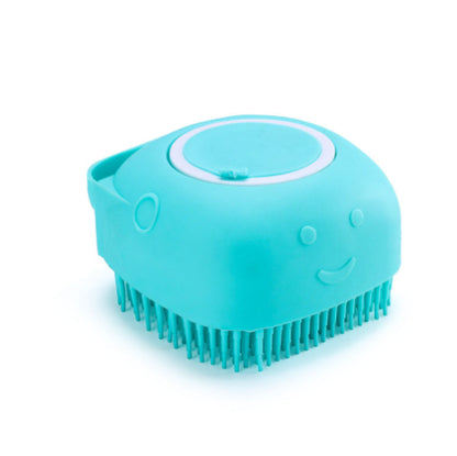 Silikon Tier Badebürste & Massagehandschuh – Shampoo Spender für Hunde & Katzen