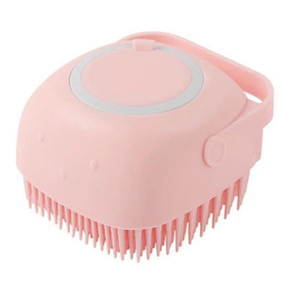 Silikon Tier Badebürste & Massagehandschuh – Shampoo Spender für Hunde & Katzen