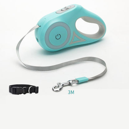 Rollleine für Hunde mit LED-Spotlight