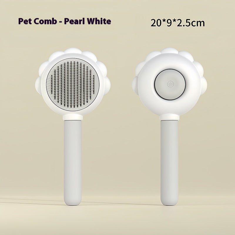 2-in-1 Self-Cleaning Pet Brush with Spray