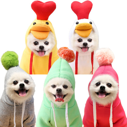 Fruit Print Dog Hoodie