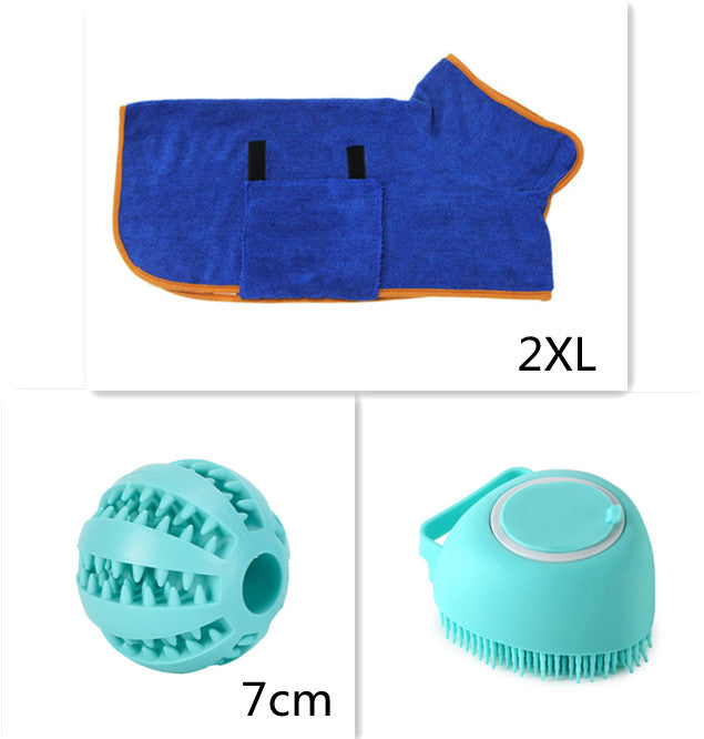 Silikon Tier Badebürste & Massagehandschuh – Shampoo Spender für Hunde & Katzen