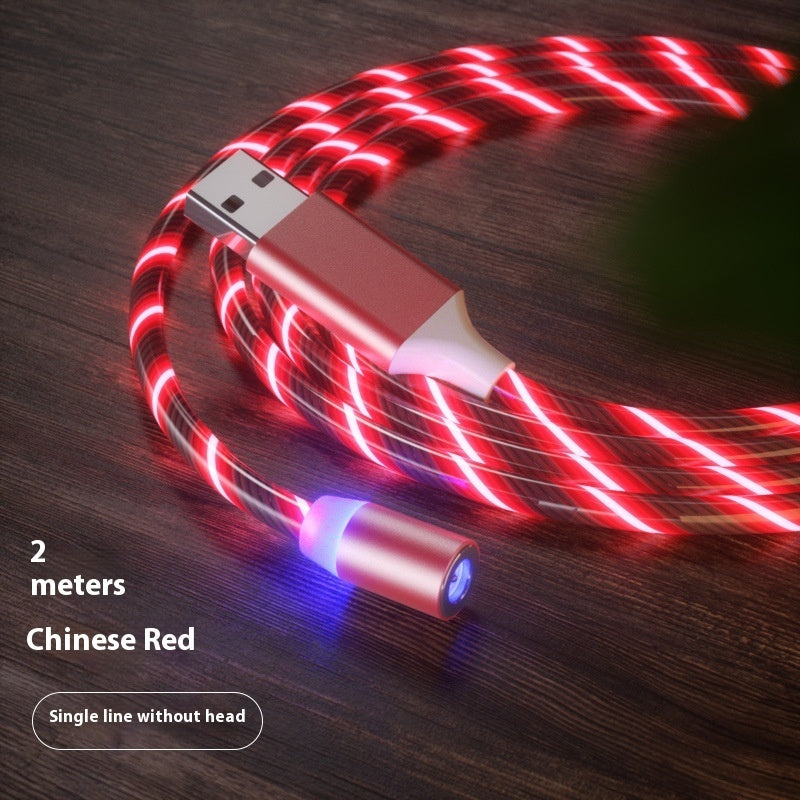 Magnetic LED Charging Cable — iPhone, Micro USB, Type-C & 3-in-1
