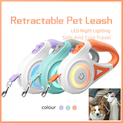 Rollleine für Hunde mit LED-Spotlight