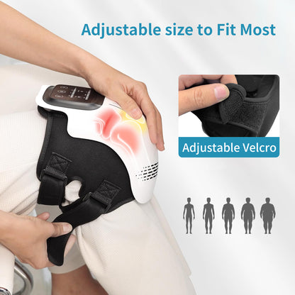Electric Knee Massager — Infrared Heat, Vibration & Laser Pain Relief Device