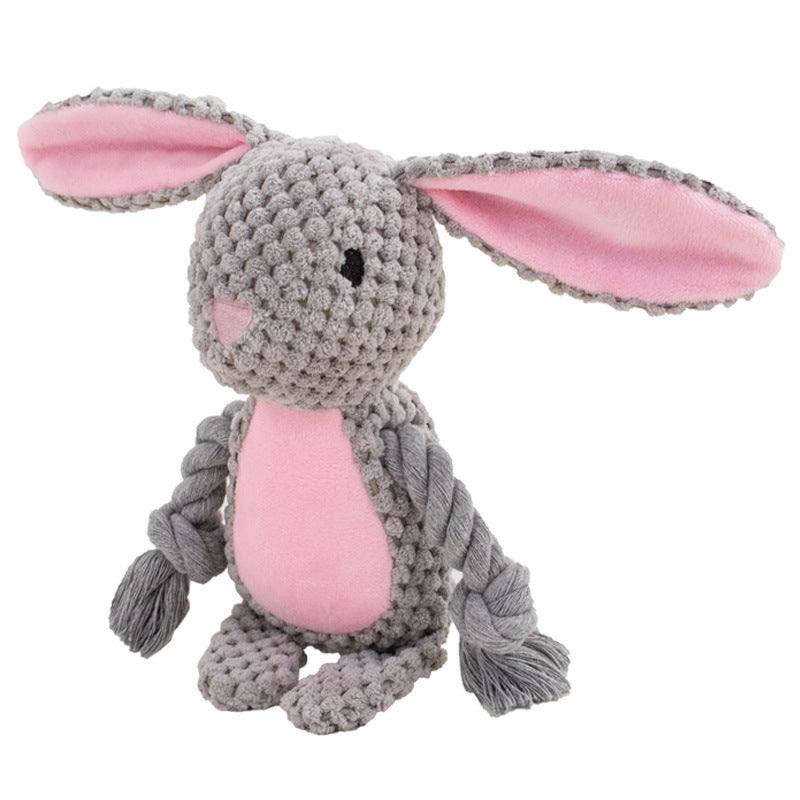 Plush Rope Tug Toy for Dogs