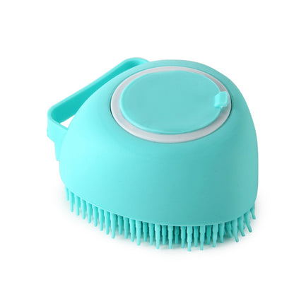Silikon Tier Badebürste & Massagehandschuh – Shampoo Spender für Hunde & Katzen