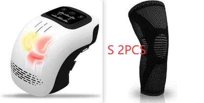 Electric Knee Massager — Infrared Heat, Vibration & Laser Pain Relief Device