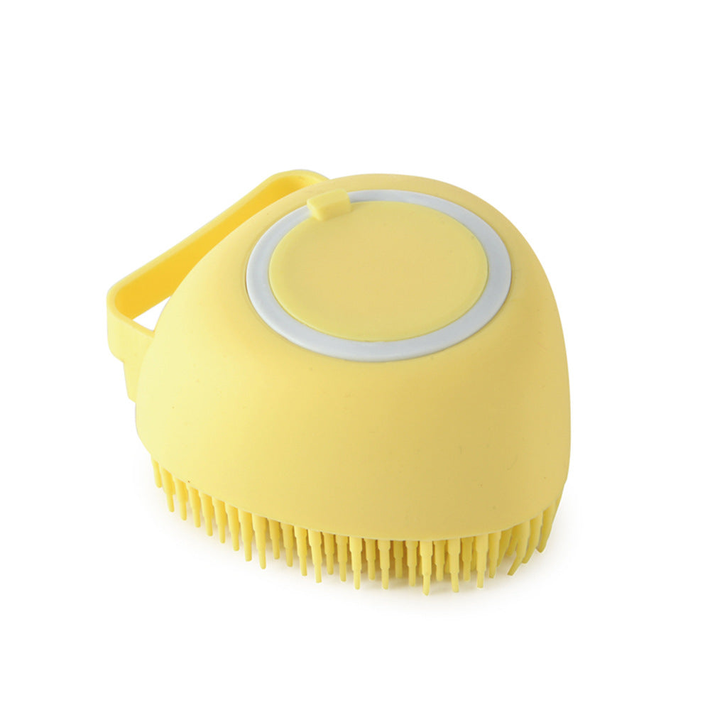 Silikon Tier Badebürste & Massagehandschuh – Shampoo Spender für Hunde & Katzen
