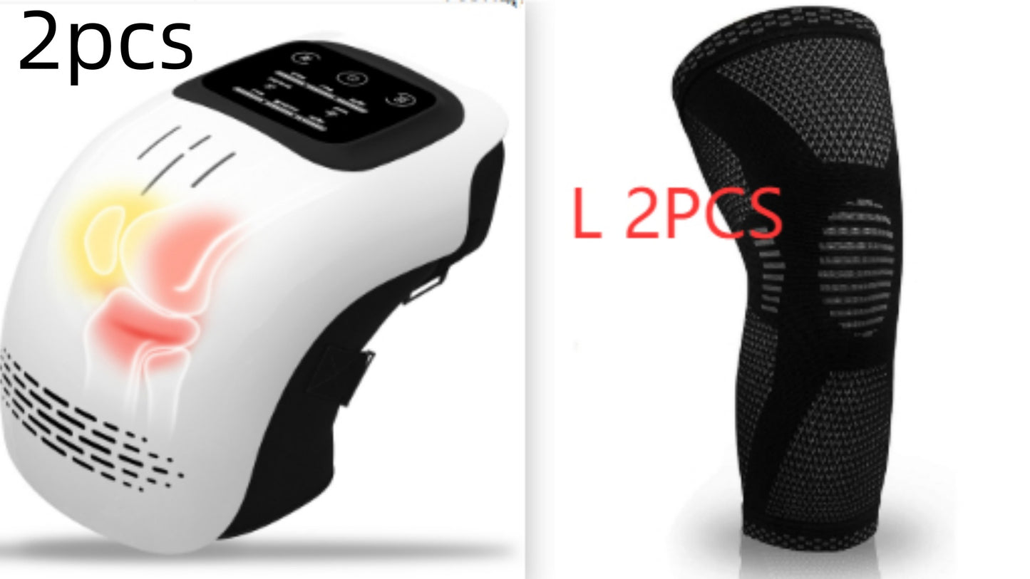 Electric Knee Massager — Infrared Heat, Vibration & Laser Pain Relief Device