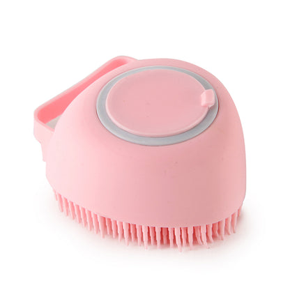 Silikon Tier Badebürste & Massagehandschuh – Shampoo Spender für Hunde & Katzen