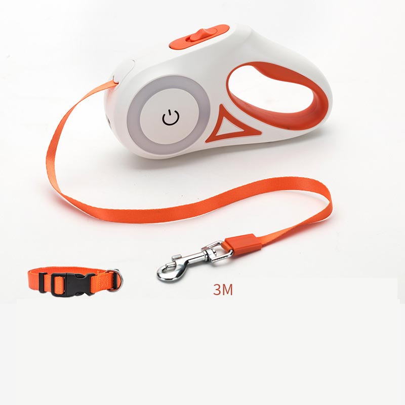 Rollleine für Hunde mit LED-Spotlight
