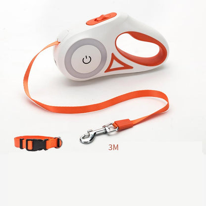 Rollleine für Hunde mit LED-Spotlight