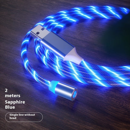 Magnetic LED Charging Cable — iPhone, Micro USB, Type-C & 3-in-1