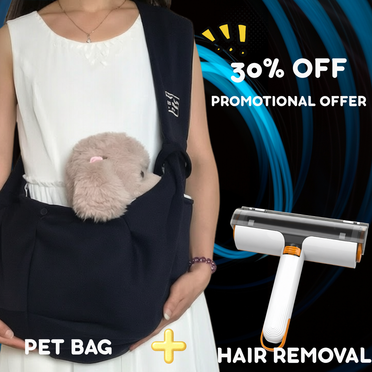 FurFree Roller™ — Reusable Pet Hair Remover