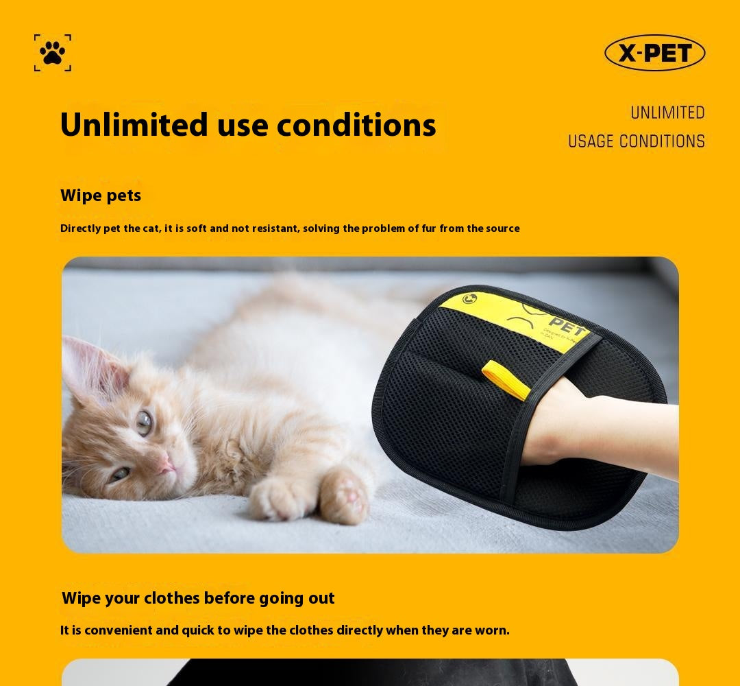 CleanPaw Brush™ — Pet Hair Removal Gloves