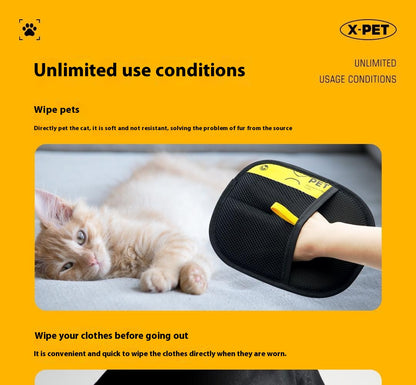CleanPaw Brush™ — Pet Hair Removal Gloves