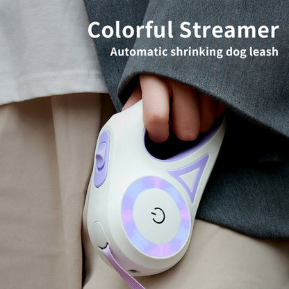 Rollleine für Hunde mit LED-Spotlight