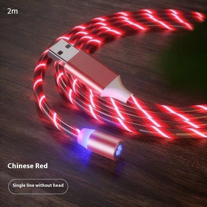 Magnetic LED Charging Cable — iPhone, Micro USB, Type-C & 3-in-1