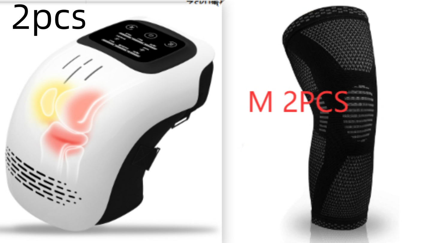 Electric Knee Massager — Infrared Heat, Vibration & Laser Pain Relief Device