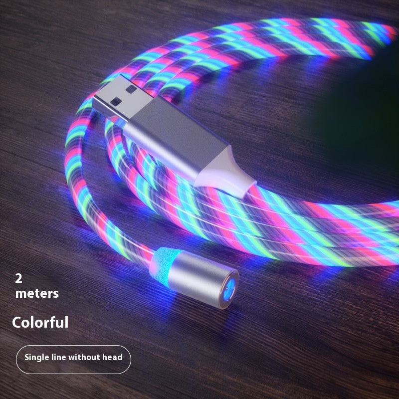 Magnetic LED Charging Cable — iPhone, Micro USB, Type-C & 3-in-1