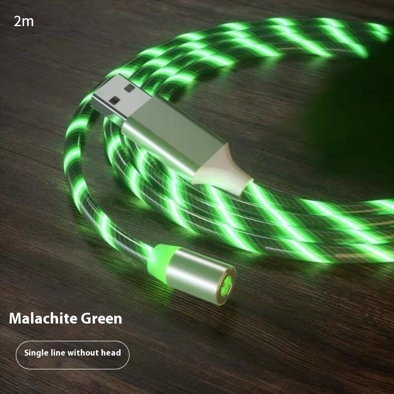 Magnetic LED Charging Cable — iPhone, Micro USB, Type-C & 3-in-1