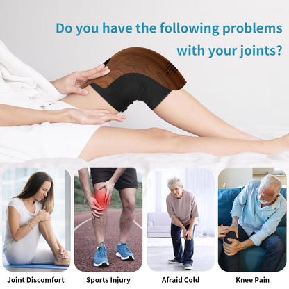 Electric Knee Massager — Infrared Heat, Vibration & Laser Pain Relief Device