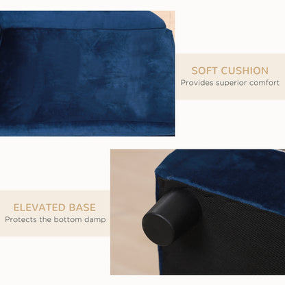 Pet Sofa Bed Couch with Storage, Pet Sofa for Cats and Small Dogs
