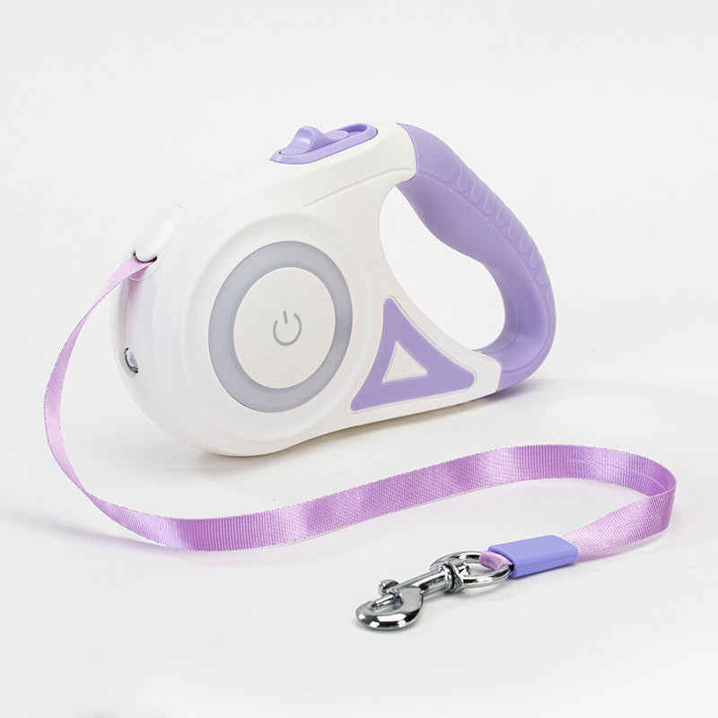 Rollleine für Hunde mit LED-Spotlight