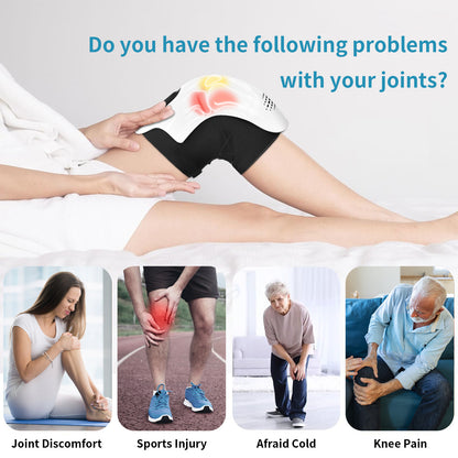 Electric Knee Massager — Infrared Heat, Vibration & Laser Pain Relief Device