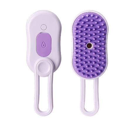 SteamGroom Pro™ — 3-in-1 Electric Steam Pet Brush