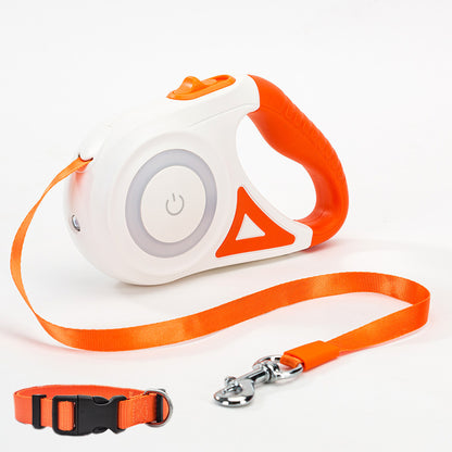 Rollleine für Hunde mit LED-Spotlight