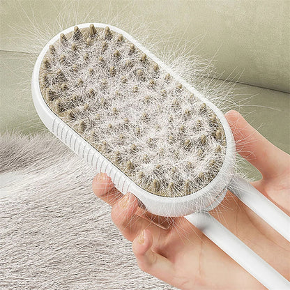 SteamGroom Pro™ — 3-in-1 Electric Steam Pet Brush